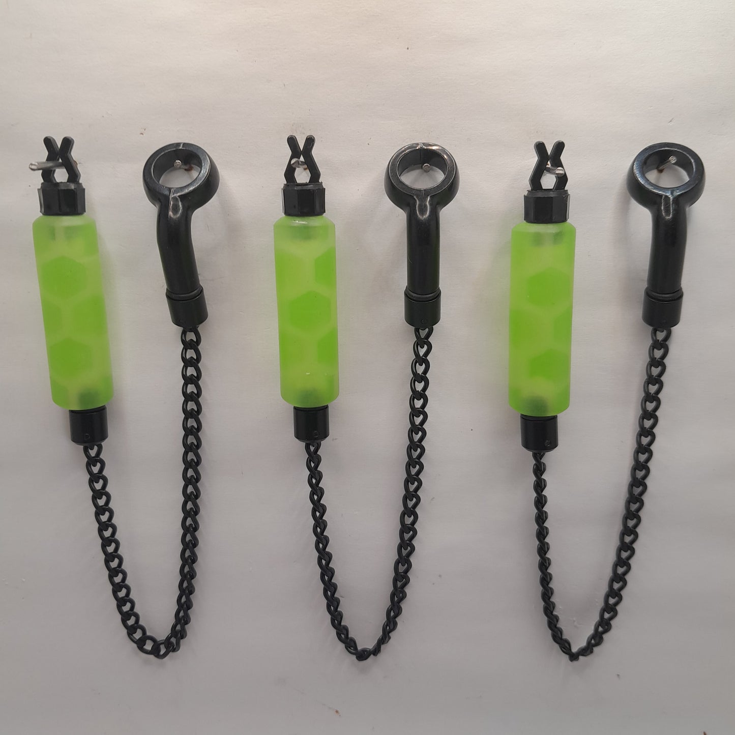 Set of 3 Green Honeycomb Glow In The Dark Bobby's Bobbins Ref Glow 4