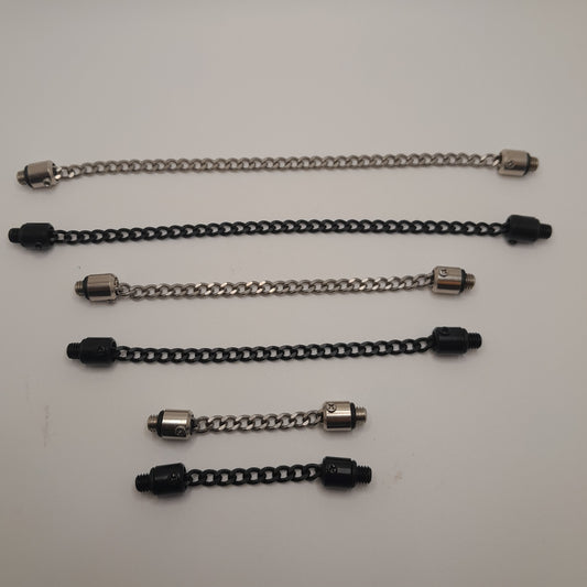 Stainless Or Black Stainless Chunky Chain 6inch, 4inch Or 2inch