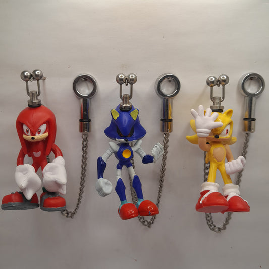 Set Of 3 Sega Sonic The Hedgehog Bobbin