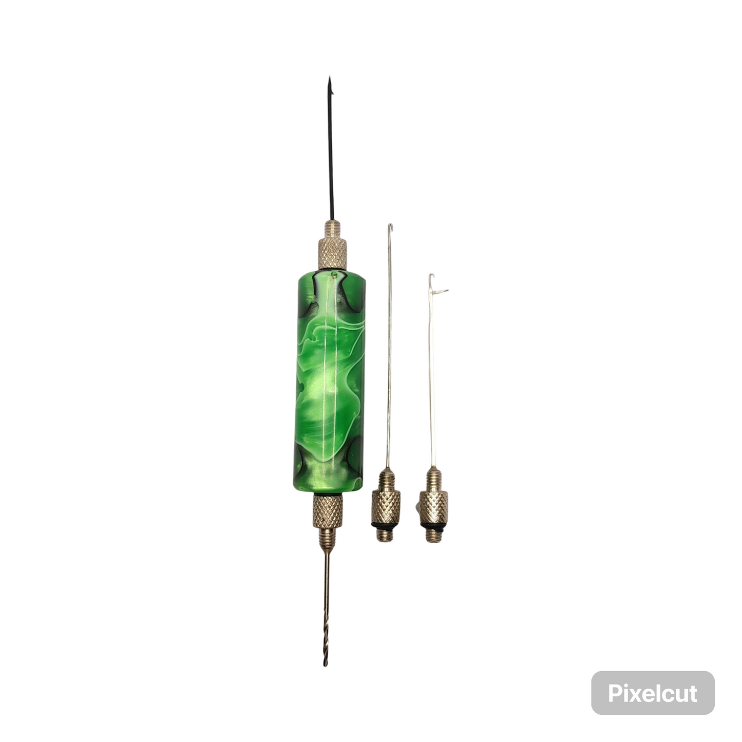 Bright Green Metallic Marbled Bobbins