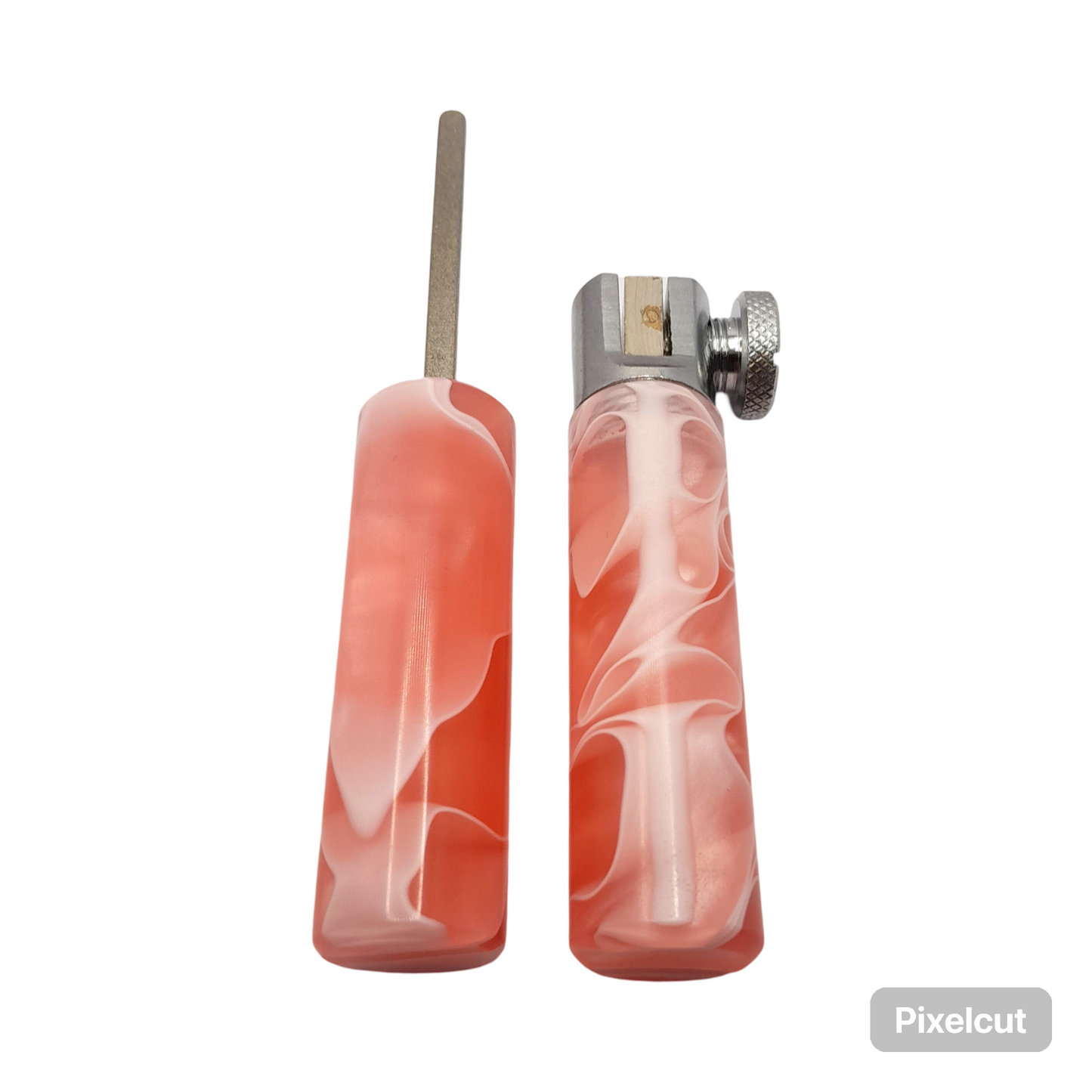 Fluro Pink Marbled Bobbins