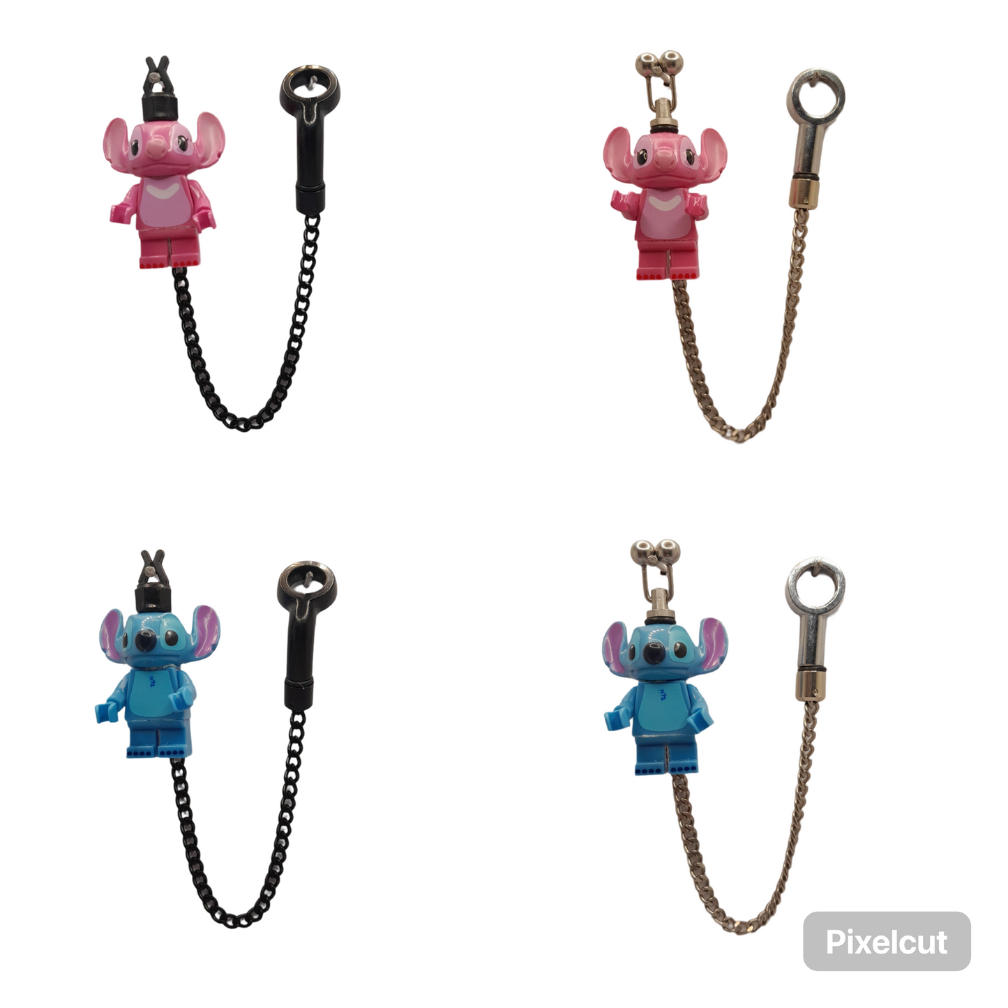 Stitch And Angel Minifigure Bobbins