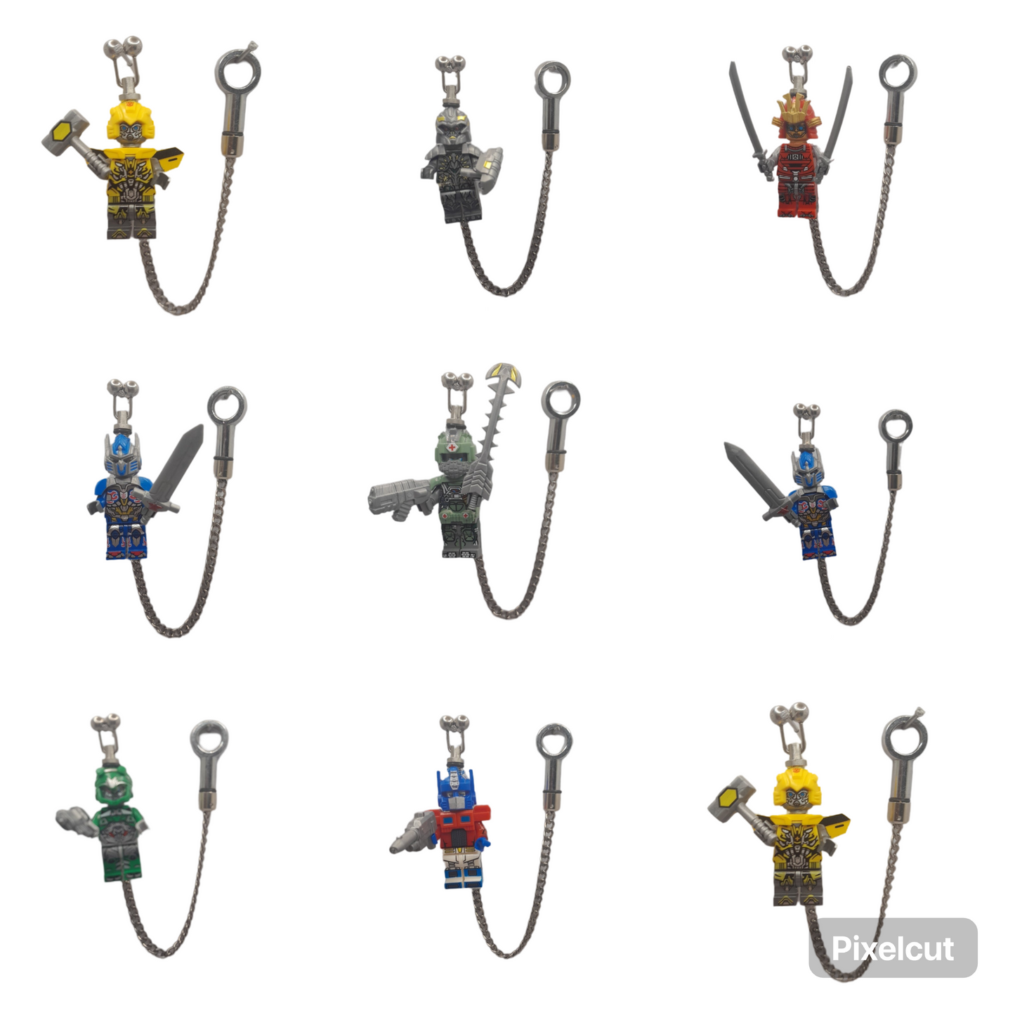 Minifigure Transformers Robots In Disguise Character Bobbins (8 Different Characters Available)