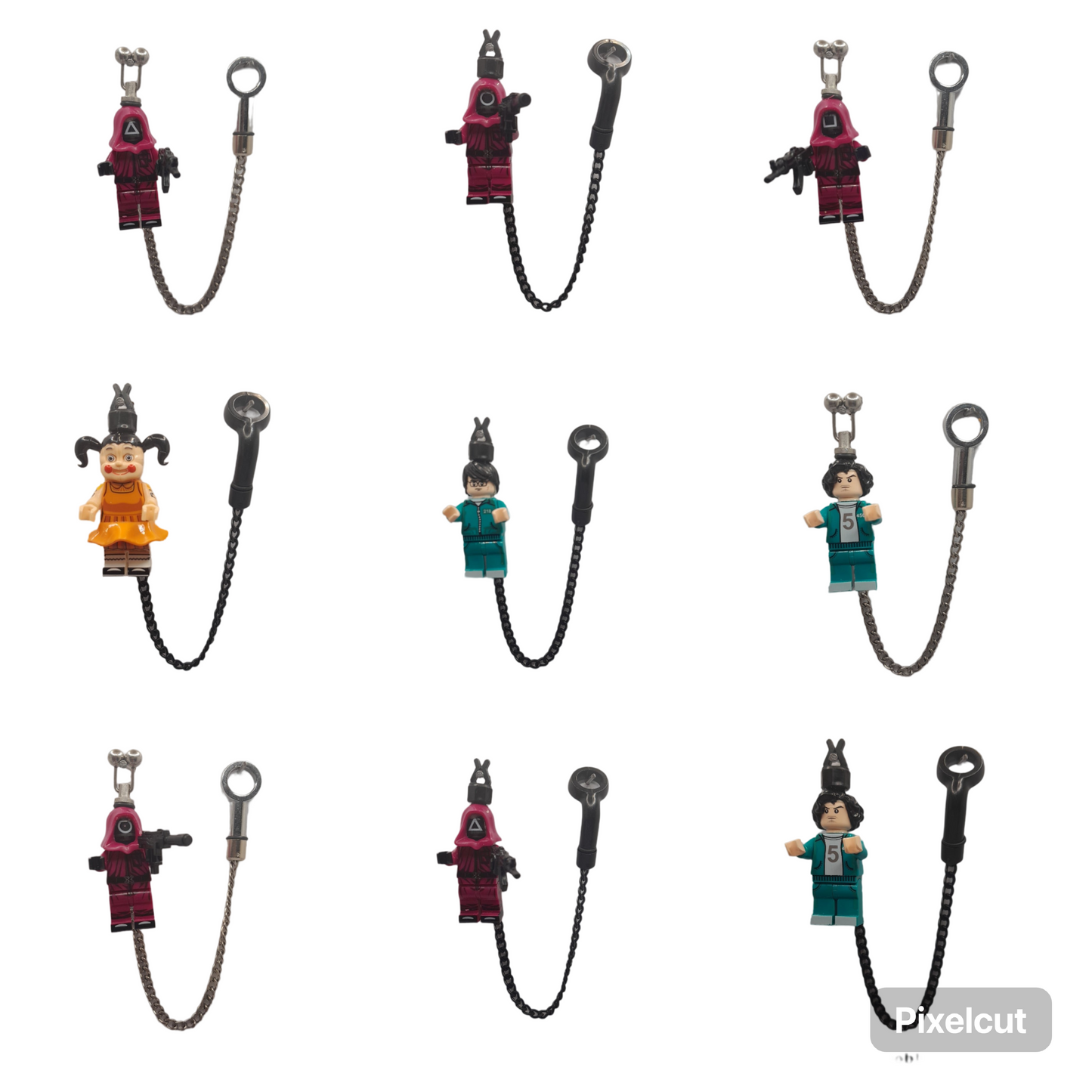 Squid Game Minifigure Bobbins (7 Different Characters Available)