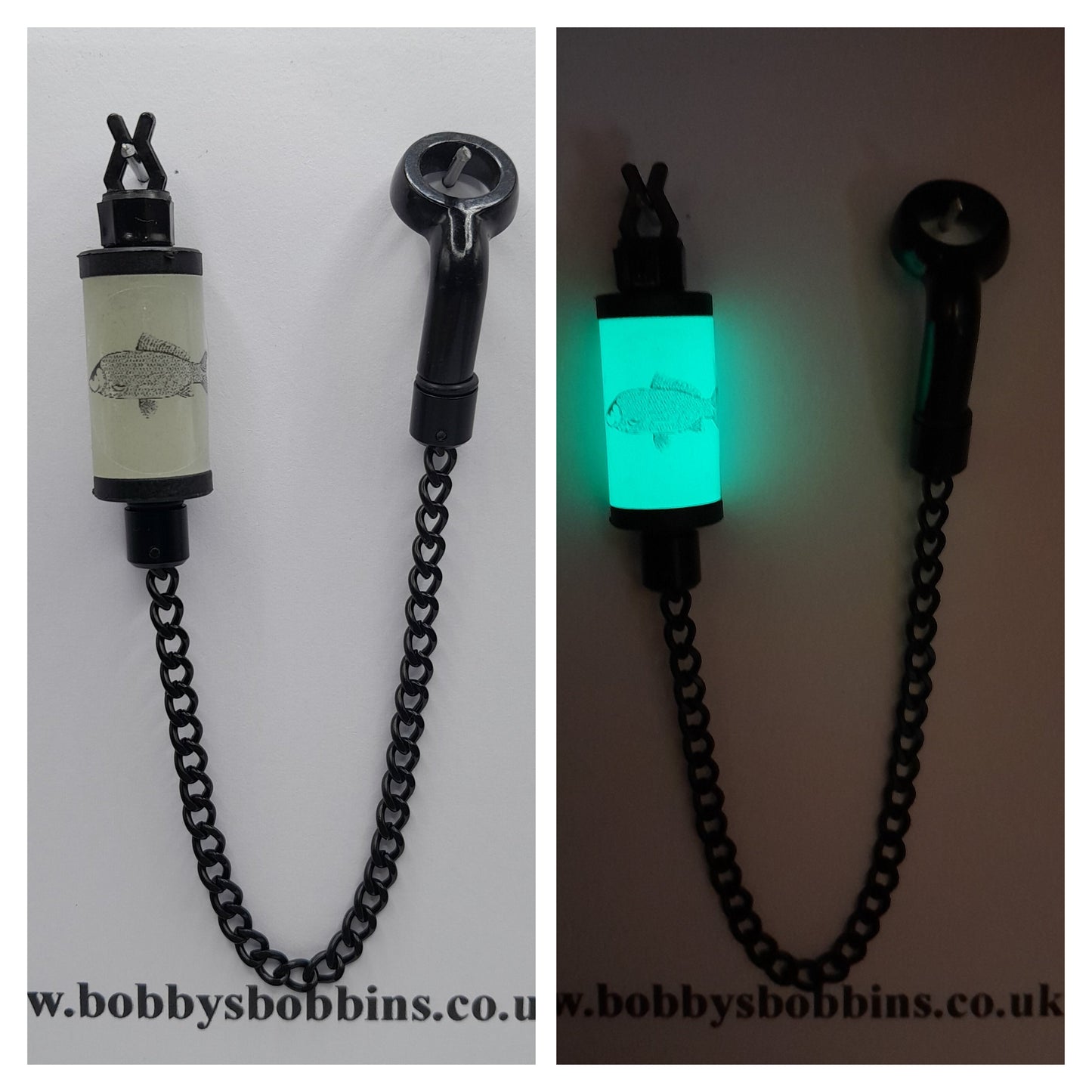 Glow In The Dark Fish Bobbins- Mirror carp, Common Carp, Perch, Zander,Pike and Wels Catfish