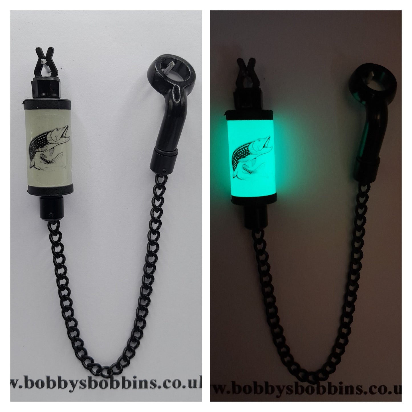 Glow In The Dark Fish Bobbins- Mirror carp, Common Carp, Perch, Zander,Pike and Wels Catfish