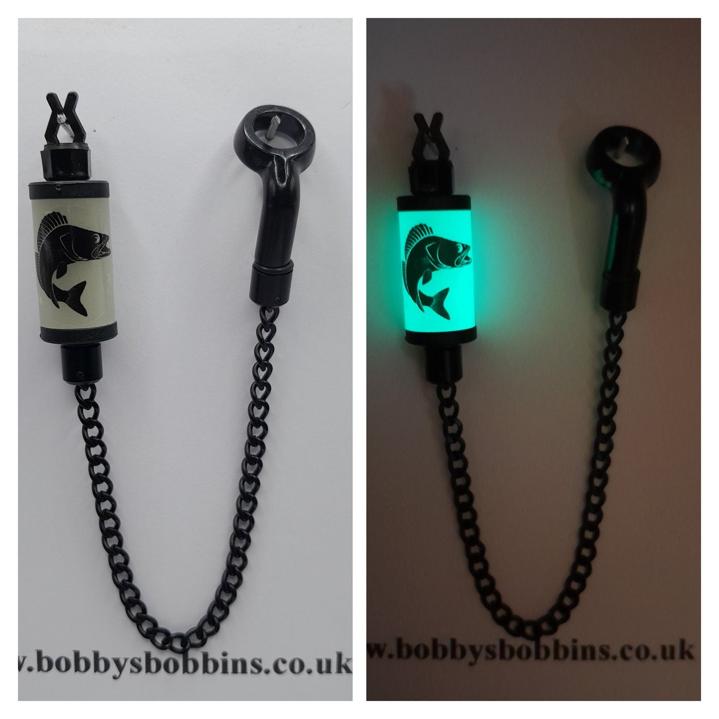 Glow In The Dark Fish Bobbins- Mirror carp, Common Carp, Perch, Zander,Pike and Wels Catfish