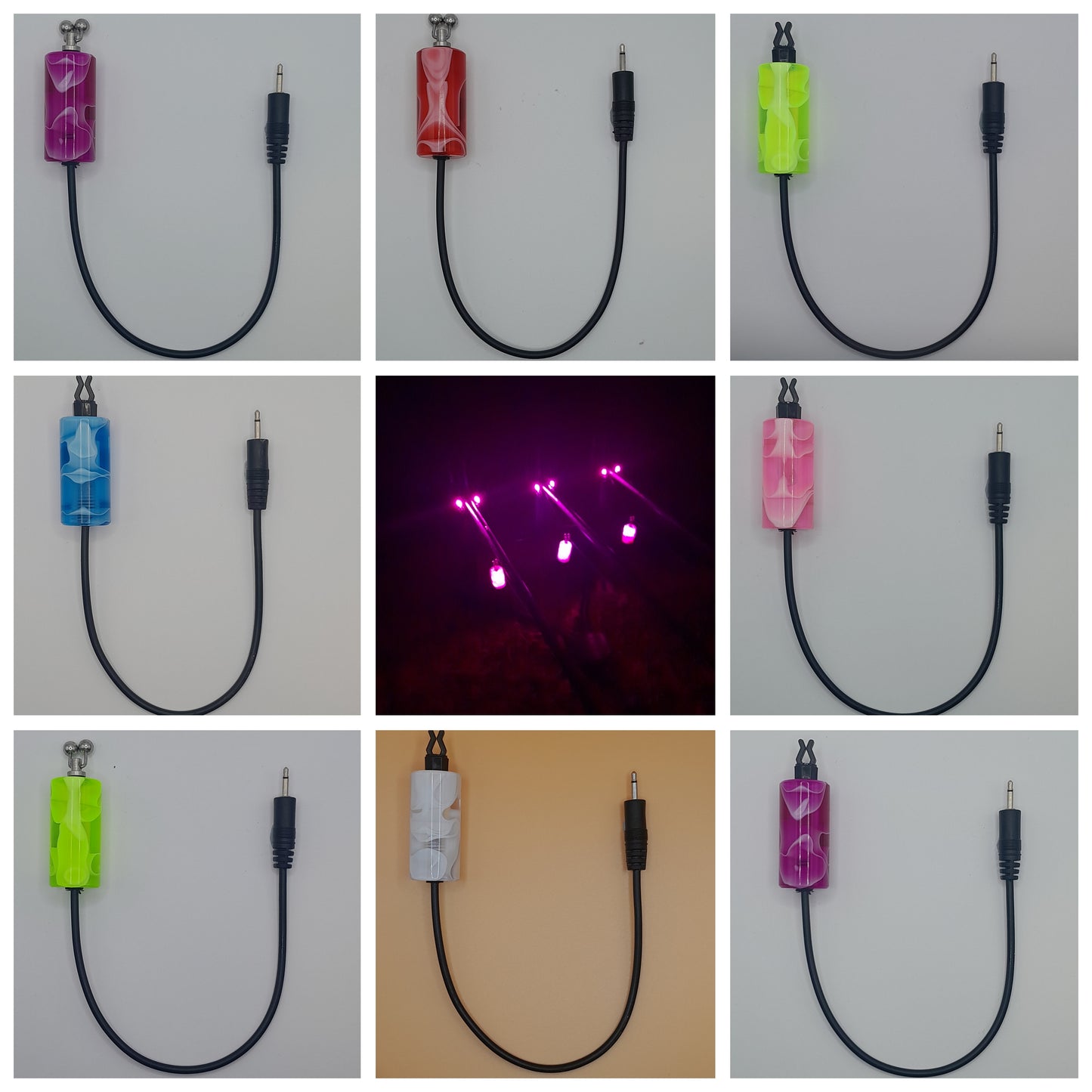 Fluro Marbled Illuminated LED Light Up Bobbins