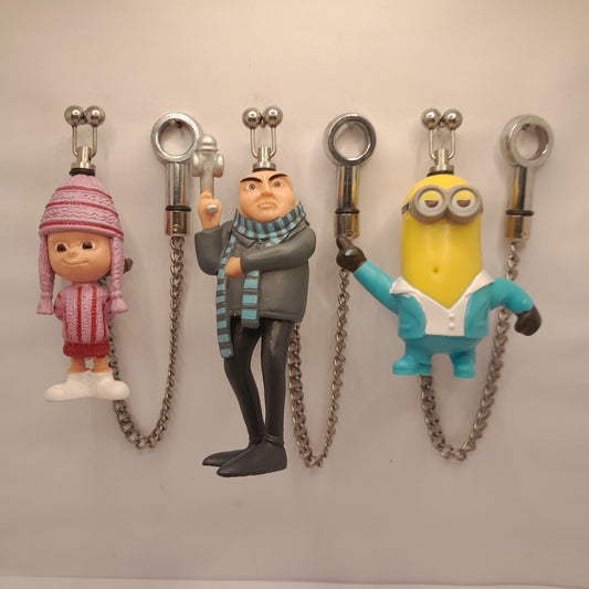 Set of 3 Minion Character Bobbins Ref 200