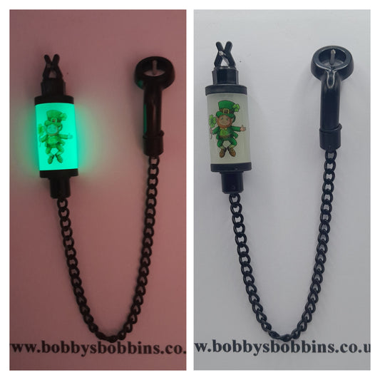 Glow In The Dark Leprechaun Bobby's Bobbin With Black Chain