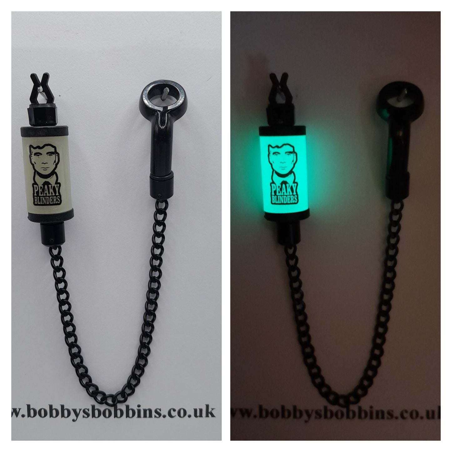 Glow In The Dark Peaky Blinders Bobby's Bobbin With Black Chain