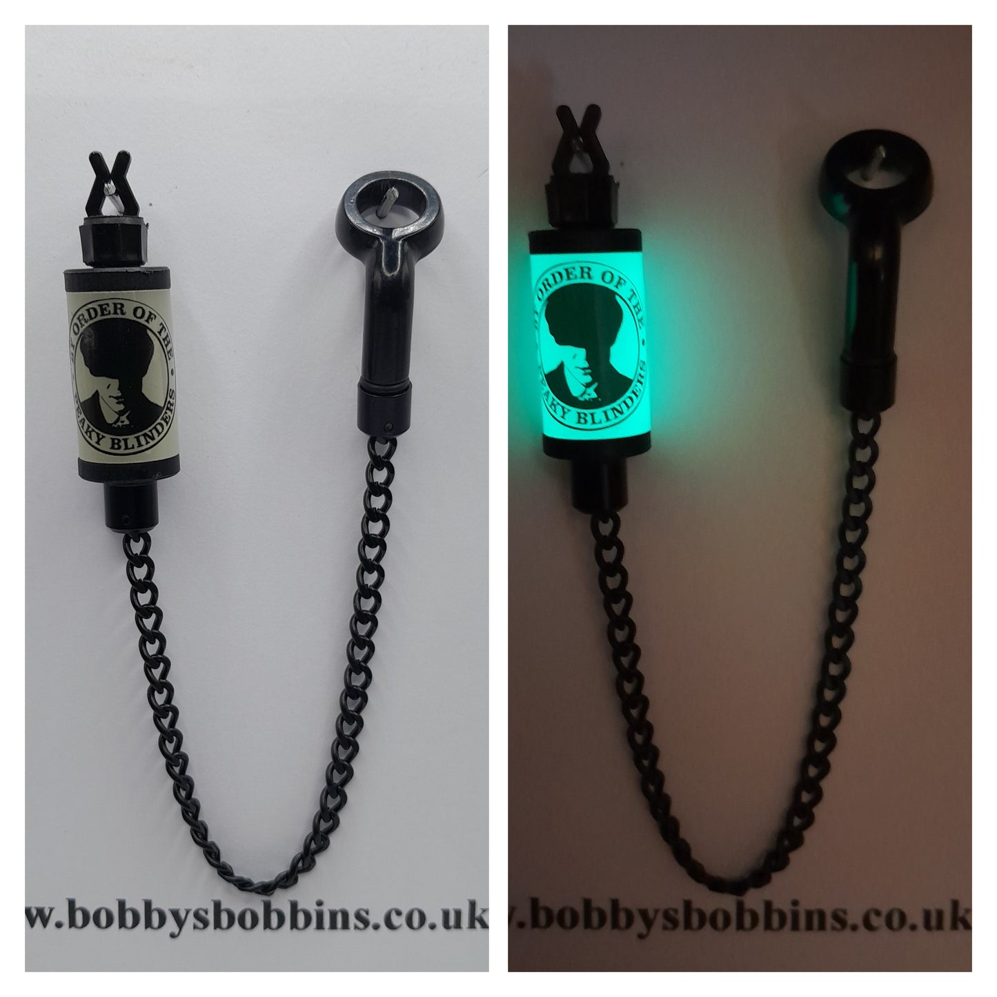 Glow In The Dark Peaky Blinders Bobby's Bobbin With Black Chain